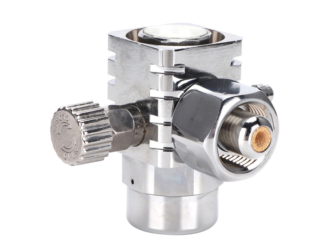 Válvula Pneumática Manual (controle De Fluxo De Ar, Regulação Rotativa)
