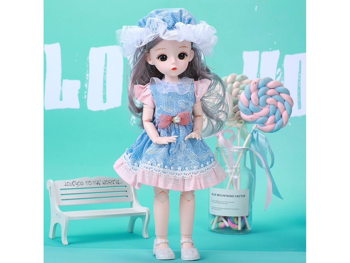 Boneca Fashion Articulada Bonita Presente De Aniversário Para Meninas 3+ Estilo E Tipo Comum