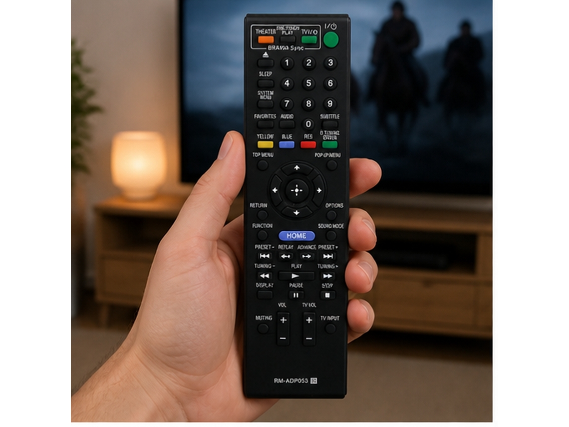 Comando À Distância De Substituição Compatível Com Leitores Blu-ray E Dvd Sony Rm-adp053_dae