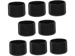 Conjunto De 8 Protetores Piso Para Pés Móveis E Cadeiras, Com 19mm De Espessura, Silenciosos E Antiderrapantes