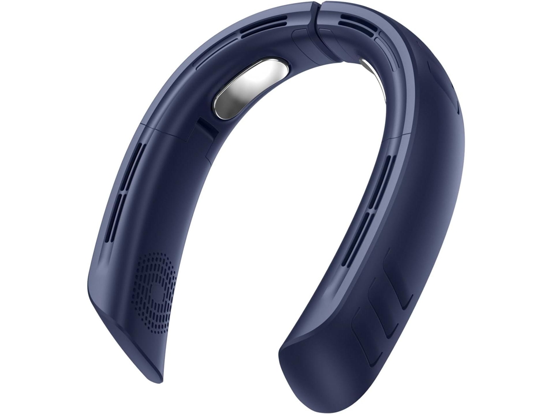 Ventilador de Pescoço MDUG, potente, 6000mah, ajustável 360°, sem hélices, USB
