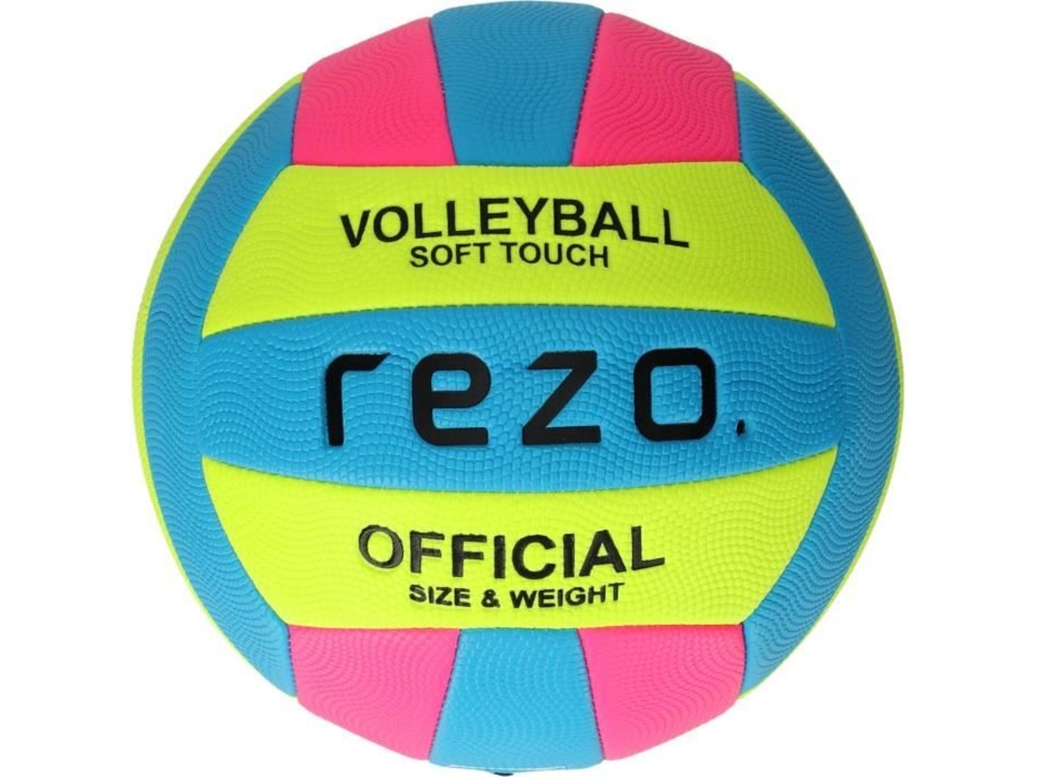 Bola De Vôlei Rezo Pvc Contraste Bicolor Resistente E Leve Aucune