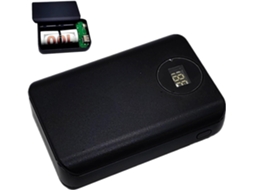 Porta Moedas Falso Em Formato De Power Bank, Porta Dinheiro, Porta Moedas Portátil Em Compartimento Gokoco