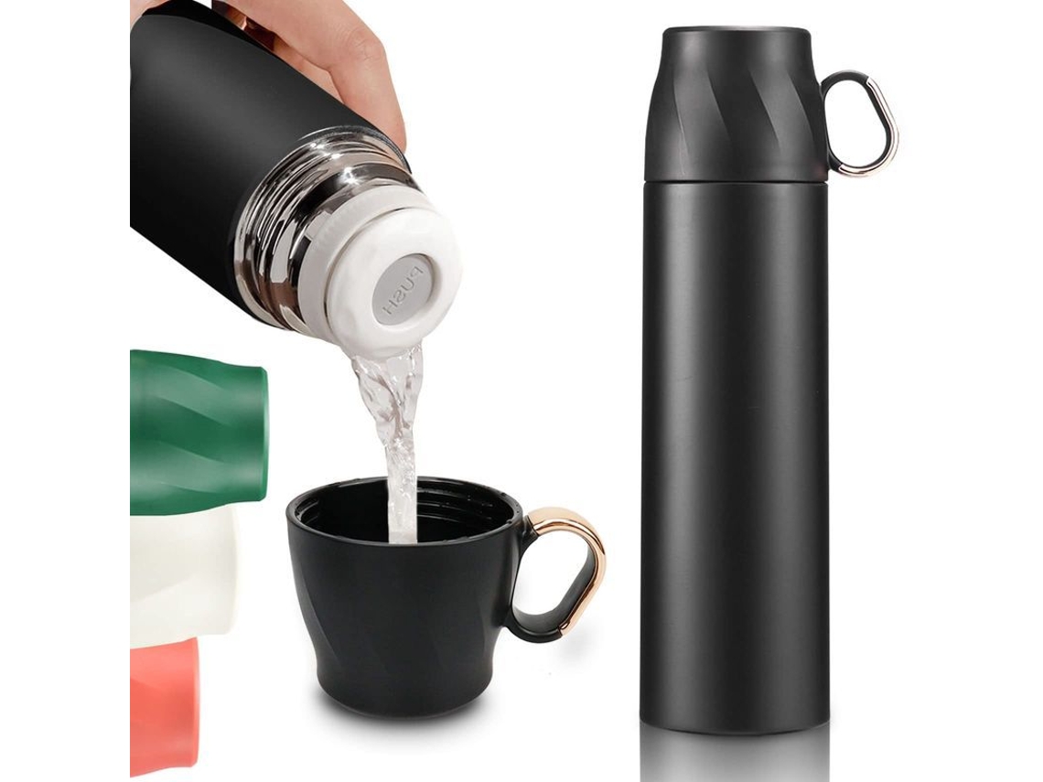 2026 botella de Água Isolada 500ml de Acero Inoxidable com Tampa Taza Térmica