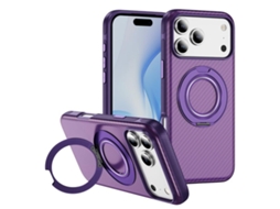 Capa Para Iphone 17 Pro - Fibra De Carbono Com Magsafe Tipo C