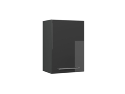 Elemento Superior De Cozinha Fame Line, 50cm, Antracite Alto Brilho, Antracite, Vicco