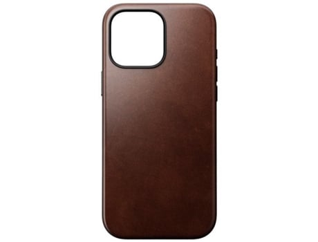 Capa Magsafe Horween para iPhone 16 Pro NOMAD Pele Castanho