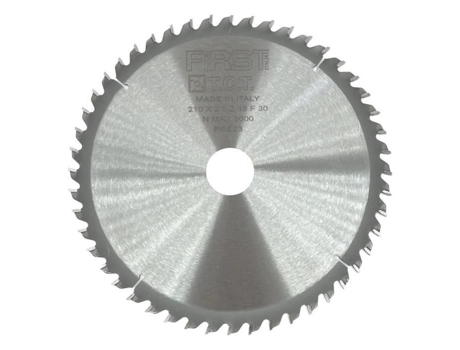 Lâmina de Serra Circular Hm D. 210 X Al. 30 X Th. 2,8/1,8 Mm X Z48 Alt para Madeira Eleth Ii  FIRST ITALIA