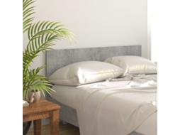 Vidaxl Cabeceira Cama 160x1,5x80 Cm Derivados Madeira Cimento Cinzento
