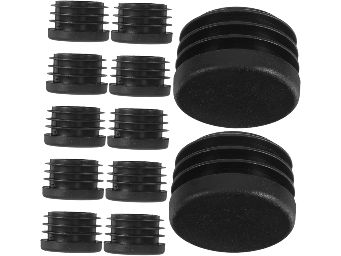 Yardenfun Conjunto De 120-protetores Pés Cadeira Redondos, Diâmetro Interno, Antiderrapantes, Para Tubos De Metal
