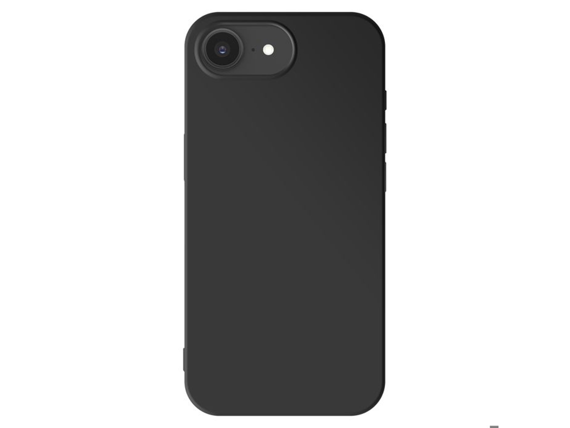 Capa De Silicone Resistente Para Iphone 17 Na Cor Preta.