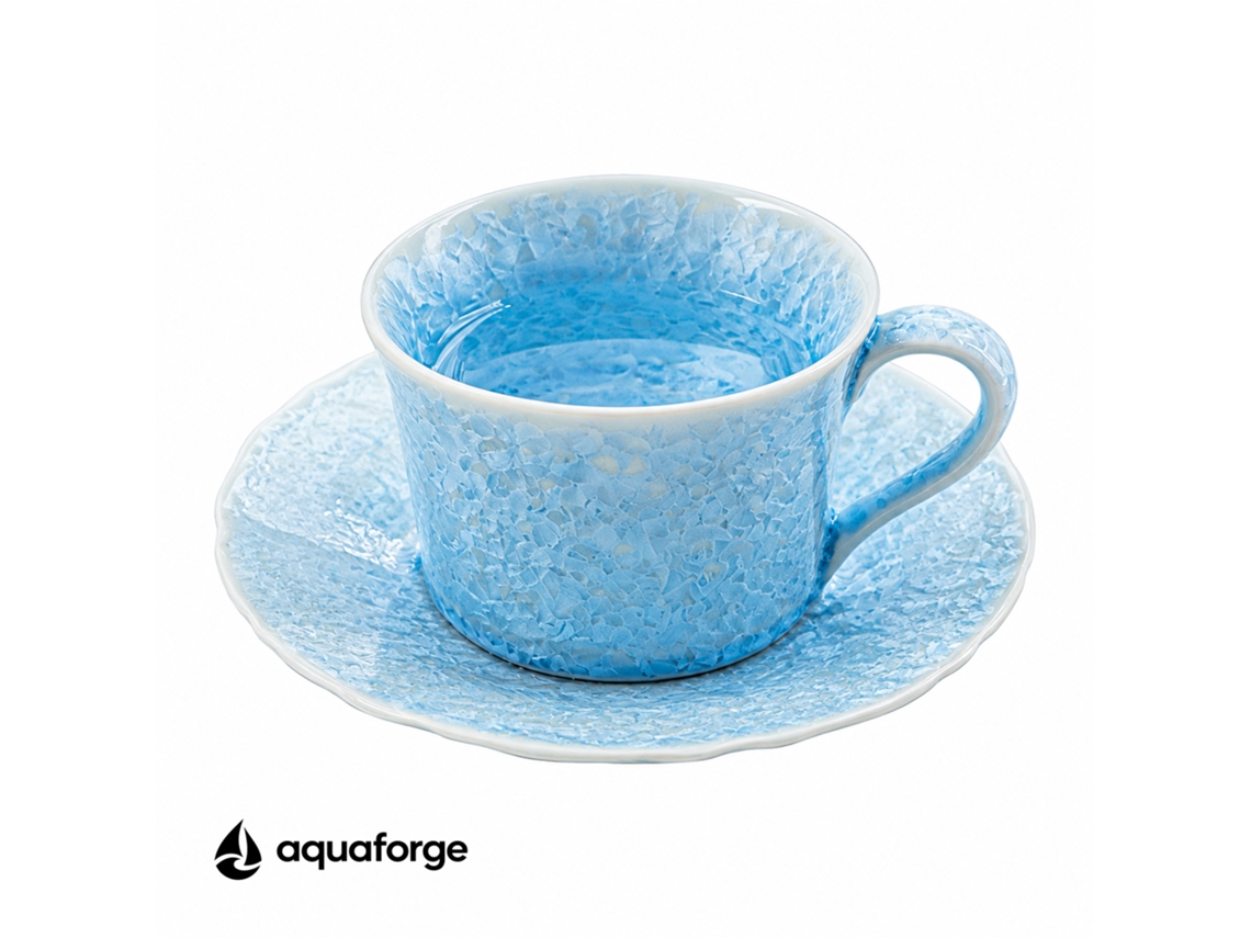 Conjunto De Café Aquaforge Com 0,155 L, Azul