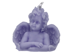 Mali vela Perfumada Aromaterapia Forma de Anjo Leve para Lar Escritório Roxa