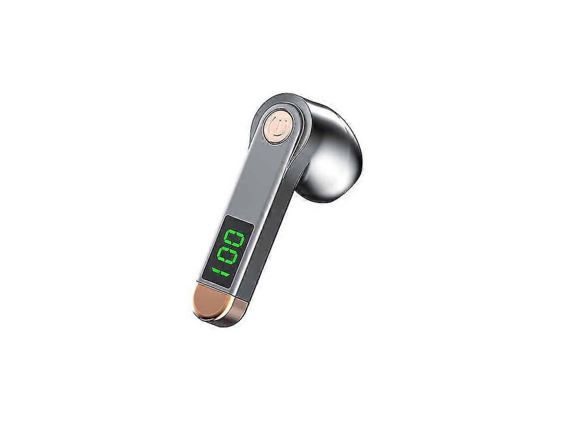 Fones De Ouvido Bluetooth 5.2 Com Display Digital Led, Fones De Ouvido Esportivos Sem Fio À Prova Dágua 9d Ly Ebike
