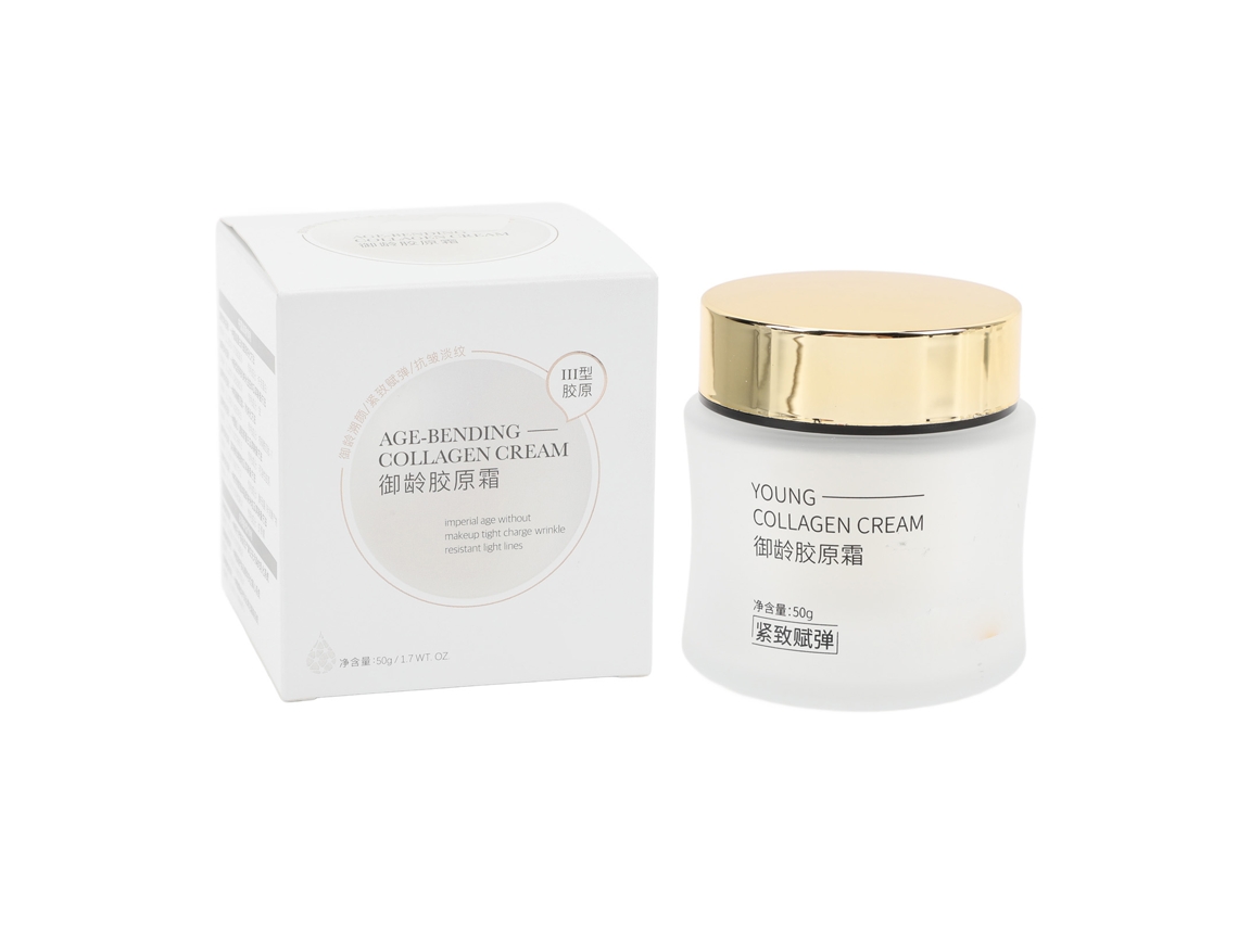 Creme Facial Colágeno Reduz Linhas Finas E Hidrata Pele