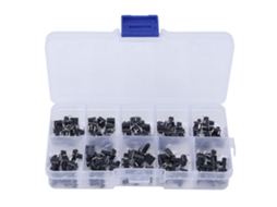100pcs Interruptor Táctil Push Button Micro com 10 valores e caixa de plástico | S/MARCA