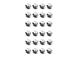 Suportes De Vidro Ajustáveis Liga Zinco Clips Prateleira Fixação 24pcs