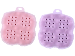 Conjunto De 2 Escovas Banho Esfoliantes Packove Para Corpo E Costas, Conjunto Prático Com Design Ergonômico Para Homens