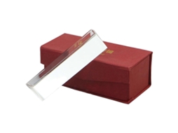 10cm 4 Vidro Óptico Triplo Triangular Física Ensinando Espectro De Luz