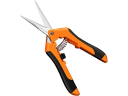 Tesoura De Poda Manual De 6,5 Polegadas – Com Lâmina Reta De Aço Inoxidável – Laranja, Uma Ferramenta Prática Para Jardinagem Diária.