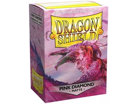 Capas para Cartas  Dragon Shield Sleeves Rosa (Idade Mínima: 8 Anos - 7 x 9.5 x 4.7 cm)