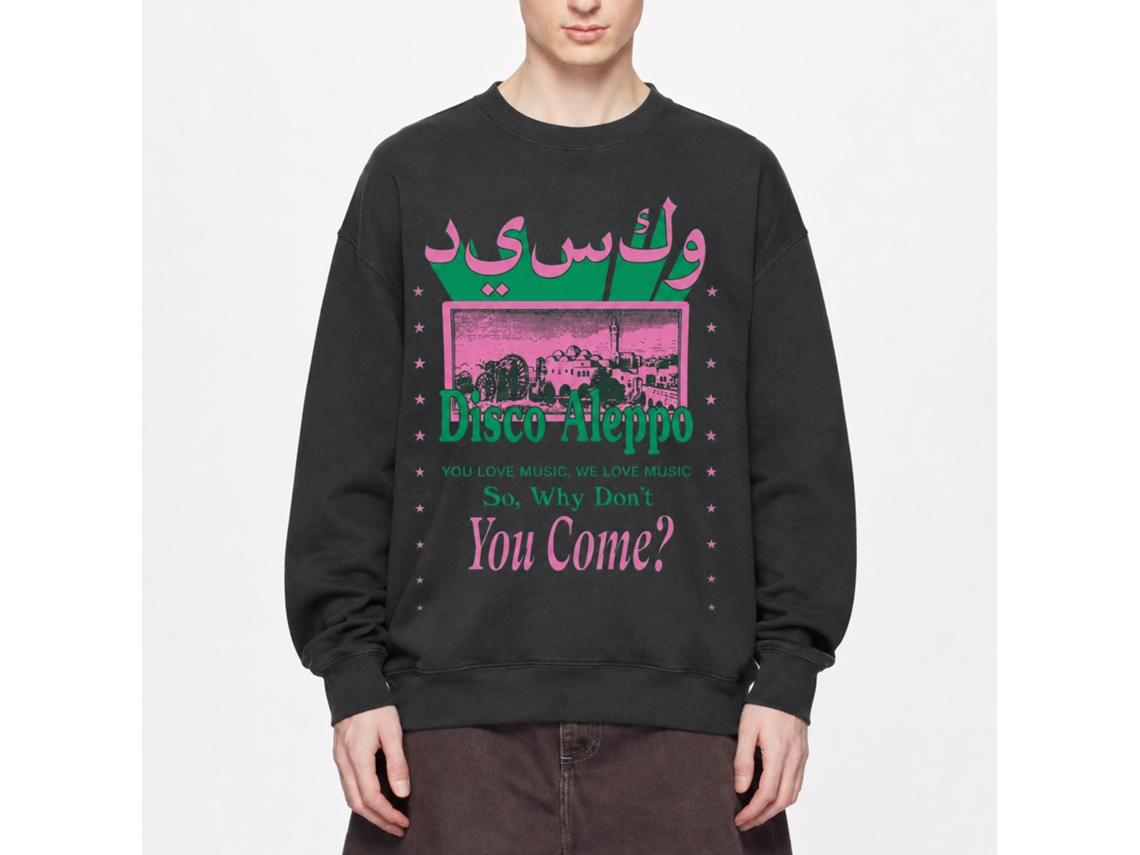 Rockinstone Disco Aleppo Syria Classic Sweatshirt Unique Designer Style