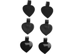 Conjunto De 6 Pares Protetores Calcanhar Antiderrapantes Para Sapatos Salto Alto Femininos, Em Material Pu Confortável E