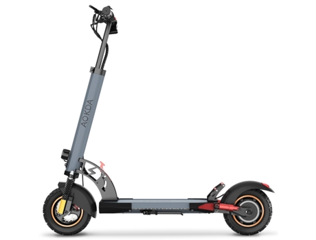 Trotinete Elétrica AOKDA Ao-A1 Motor 800W Bateria 48V12.5Ah Rodas 10 Polegadas Travão de Disco Mecânico Cinza