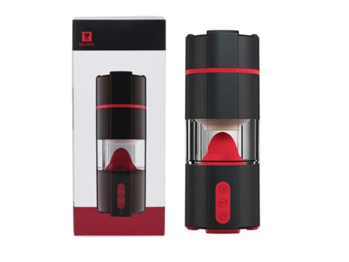 Masturbador Automático De Língua 8 5 Polegadas Preto Yunzii
