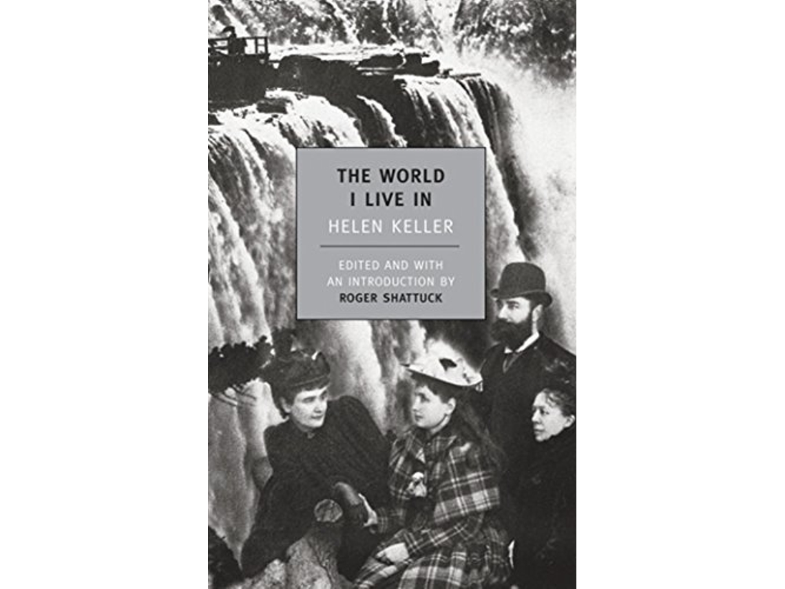 Livro World I Live In de Helen Keller (Inglês)
