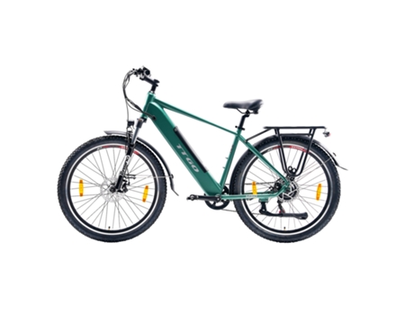Bicicleta Elétrica Ttgo M310 Motor 500w Bateria 48v15ah Rodas De 27,5 Polegadas Travão De Disco Verde