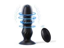 Vibrador De Silicone Com Controle Remoto Sem Fio Com 10 Modos De Vibrao Para Adultos (preto) Yizhood