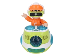 Mali brinquedo Dançante Menino Rock Dj com Luzes e Som Carrinho para Bebês Verde