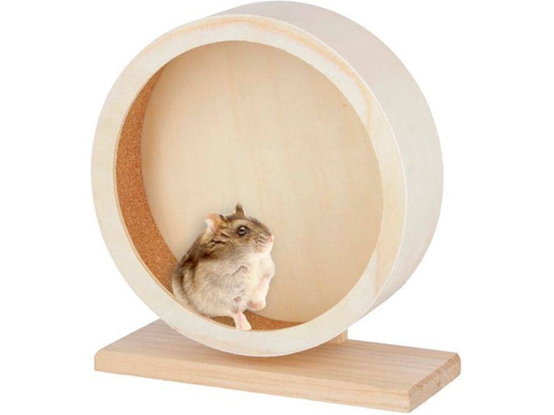 Brinquedo KERBL Roda em Madeira para Hamster (Dimensões: 22 cm)