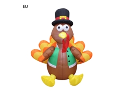 Pavo Inflável para Jardim Ao Ar Livre, Decoração Iluminada para o Dia de Ação de Graças LAXISCREED