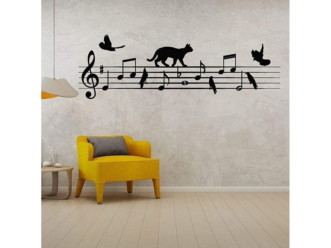 Adesivos de parede para decoração de casa - Mensagens 80x23cm