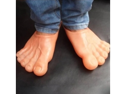 2026-zapatos De Casa Verano Divertidos Pies Gigantes Cinco Dedos Sandalias Unisex Interior Hogar Talla Única Cn38-42 Wd247 Bege