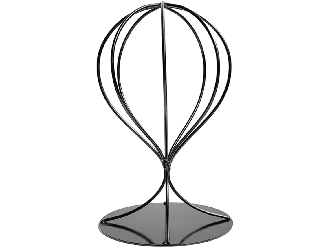 Suporte de chapéus em metal preto GOKOCO, criativo e ajustável