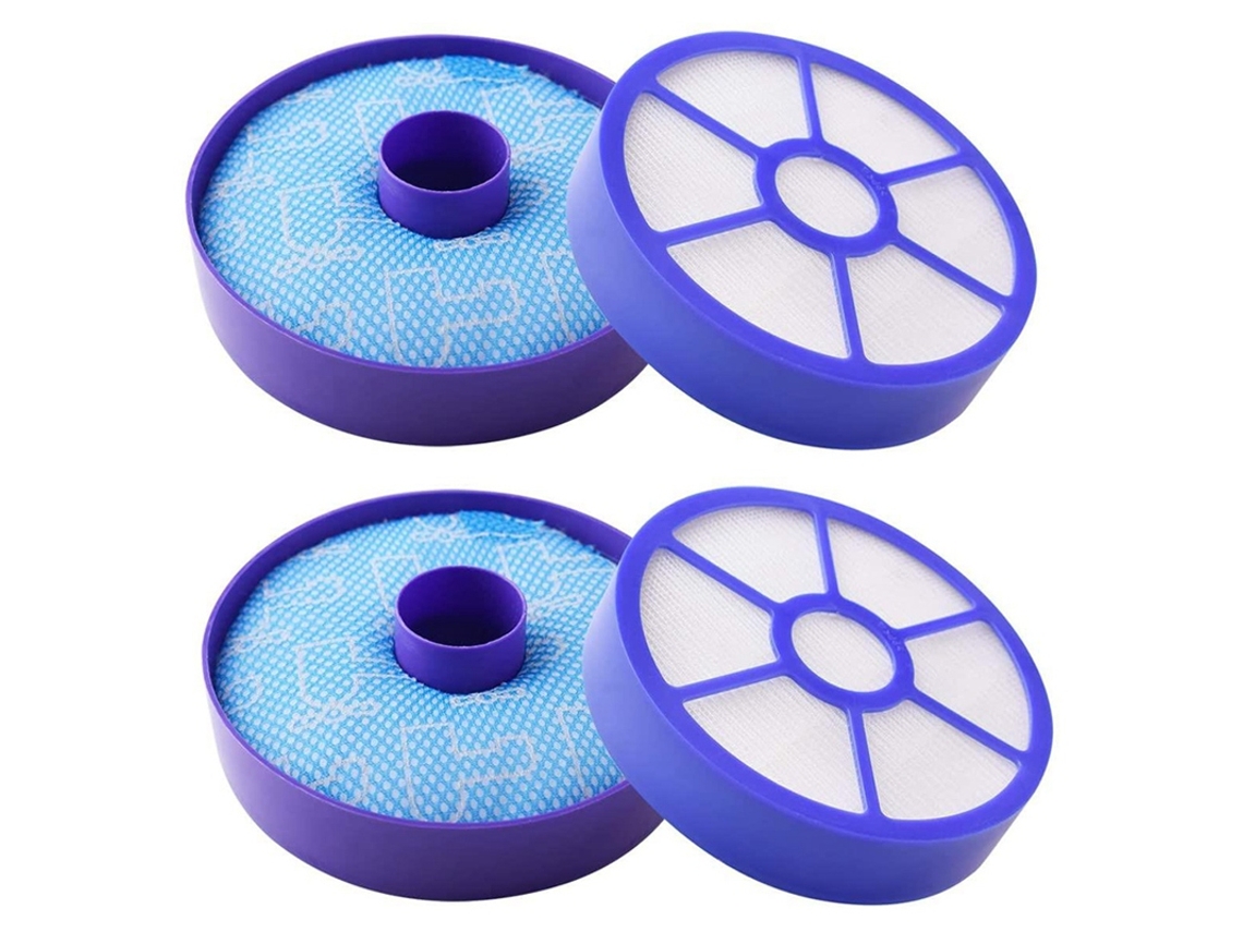 2 filtros de vácuo pré-motor e 2 filtros hepa pós-motor de substituição para dyson dc33 substituir parte 919563-02 e amp; 921616-01