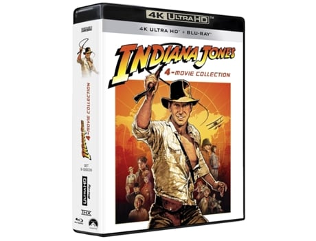 Indiana Jones 1 4 (4k Ultra HD) Paramount (1981, 1984, 1989, 2008)