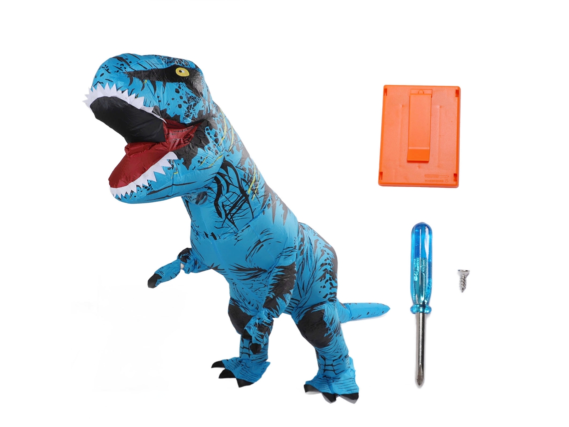 Fantasia de Dinossauro Inflável T Rex para Cosplay | S/MARCA