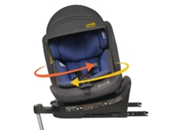 Assento De Carro Para Crianças Jovikids 360° Com Isofix E I-size 40-150cm, Reboarder Com Função Reclinável E Capota Removível, Ece R129 Azul