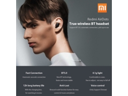 Fones Redmi Airdots Mini Bt 5.0 Estéreo 3d