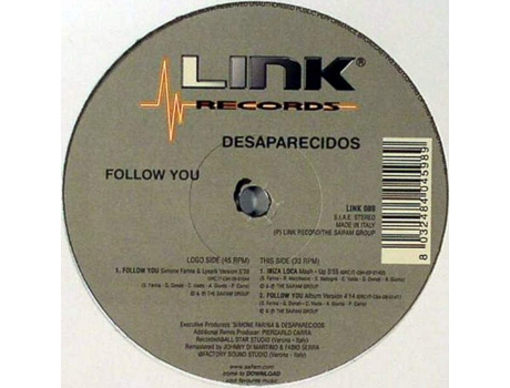 Vinil Follow You Link Records