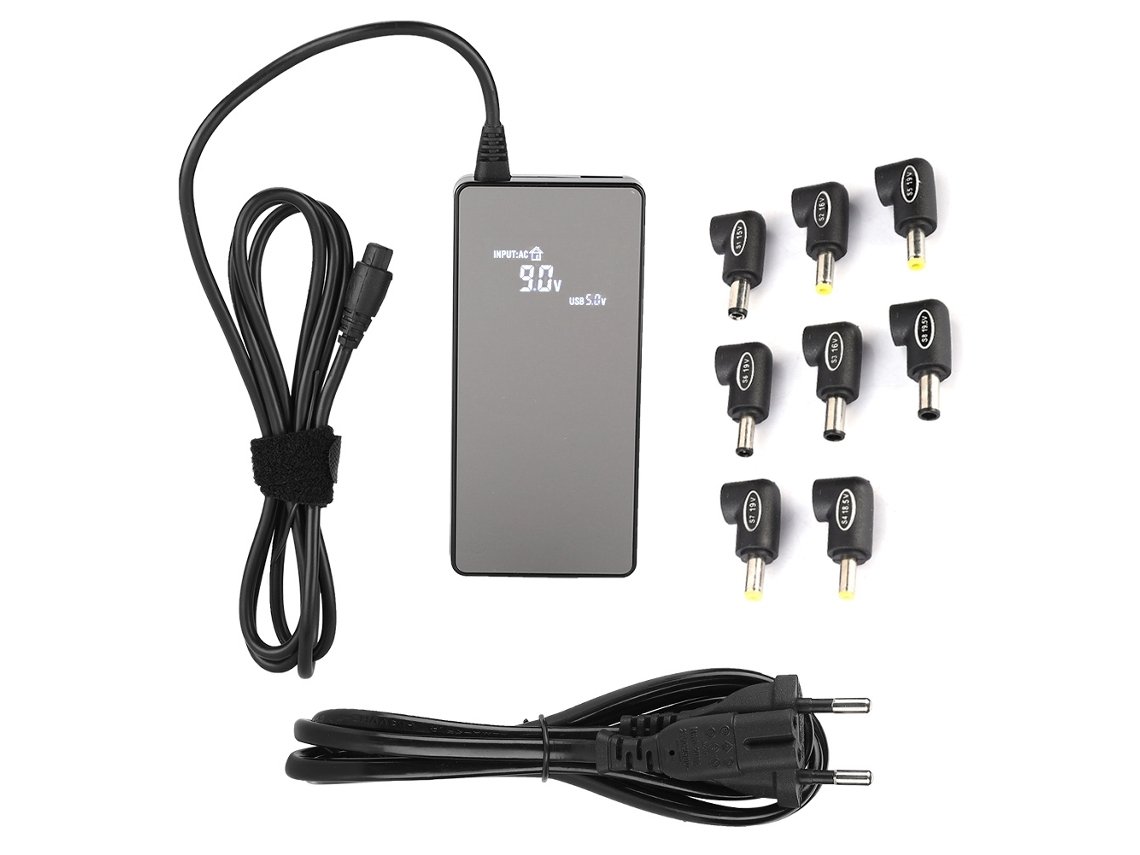 Adaptador De Energia (display Led Digital, Plugue Eu 100-240v)
