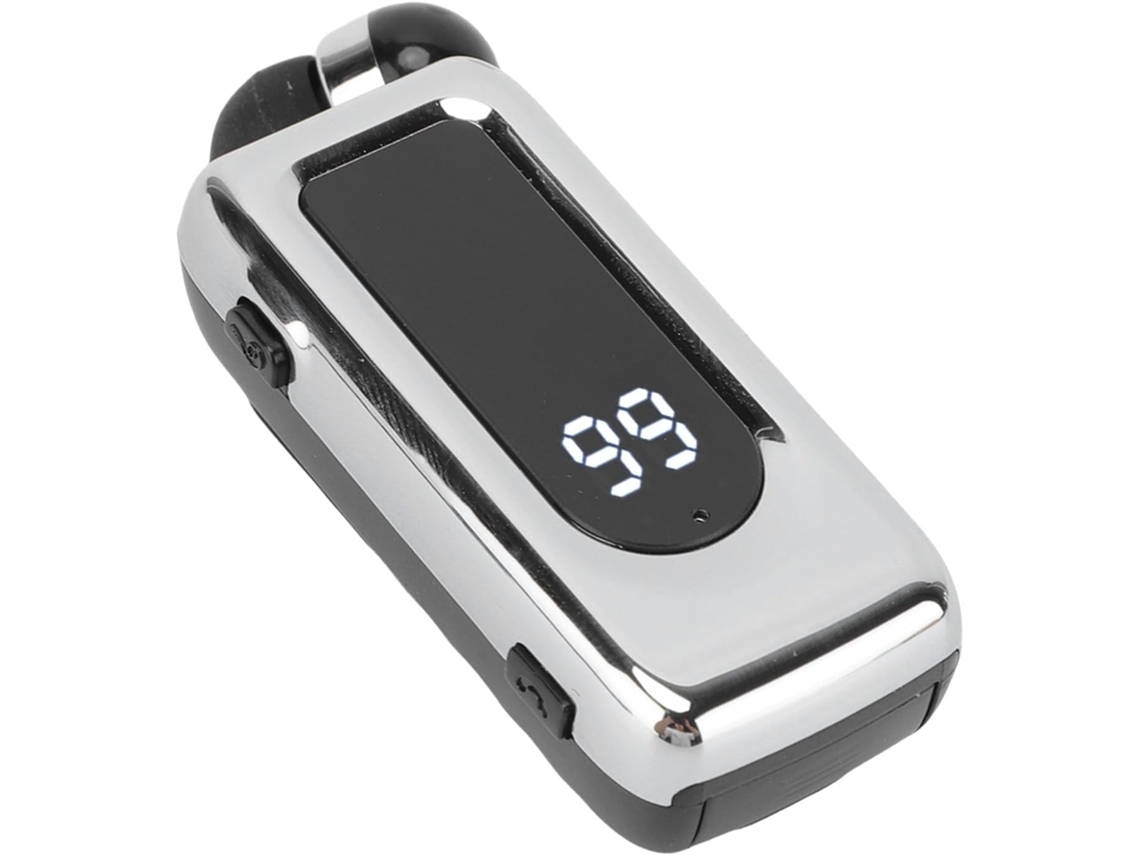 Fone De Ouvido Bluetooth, Cabo Retrátil, Visor Led, Fones Sem Fio,