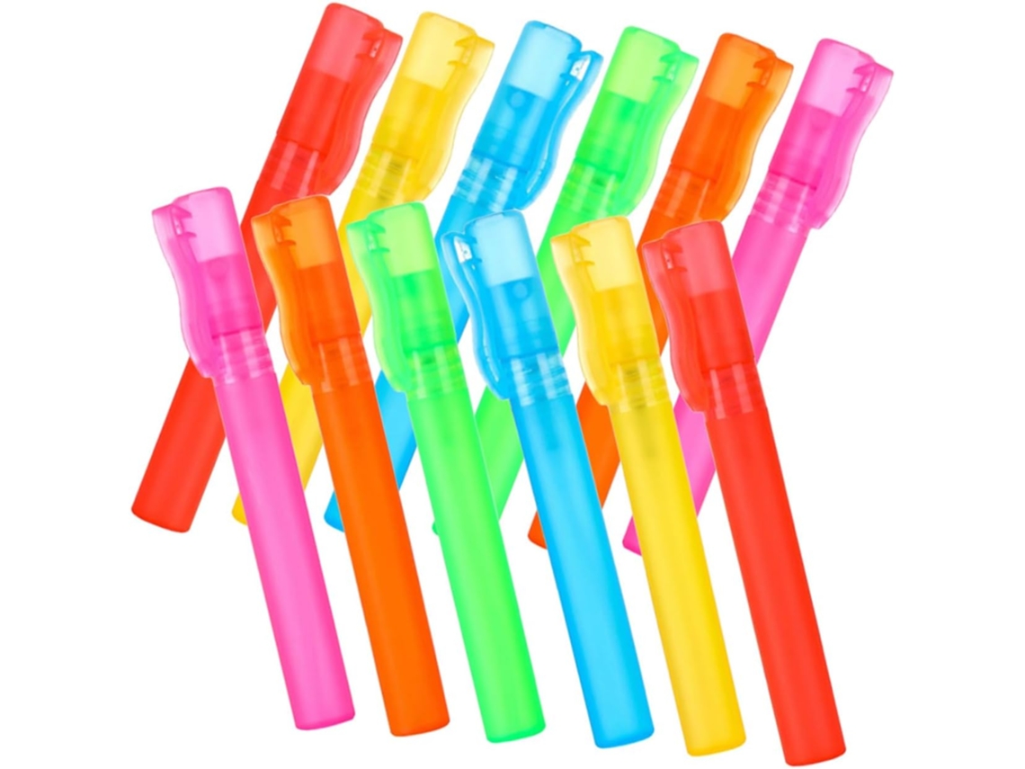 Conjunto De 12 Mini Frascos De Perfume Portáteis, À Prova De Vazamentos E Recarregáveis Para Viagem.