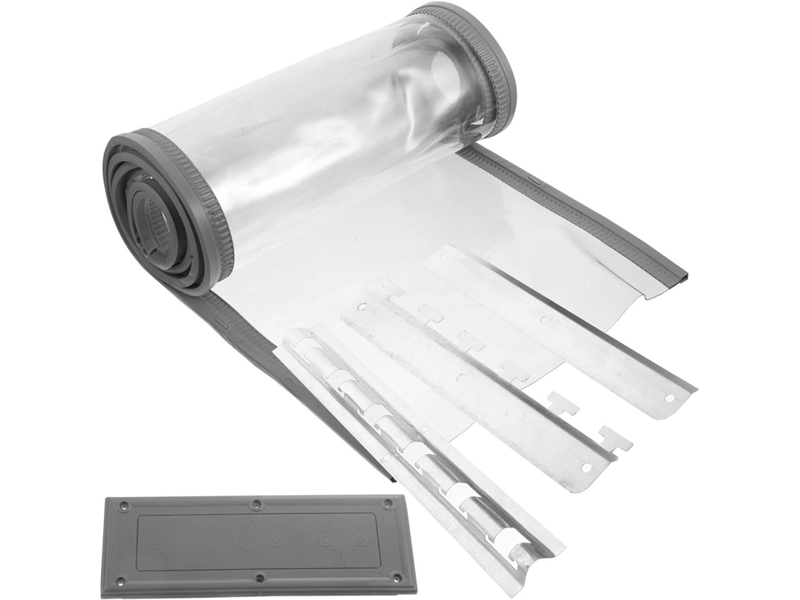 Cortina Magnética Com Peso Para Portas De Pvc Com Isolamento Térmico, Tiras De Inverno.