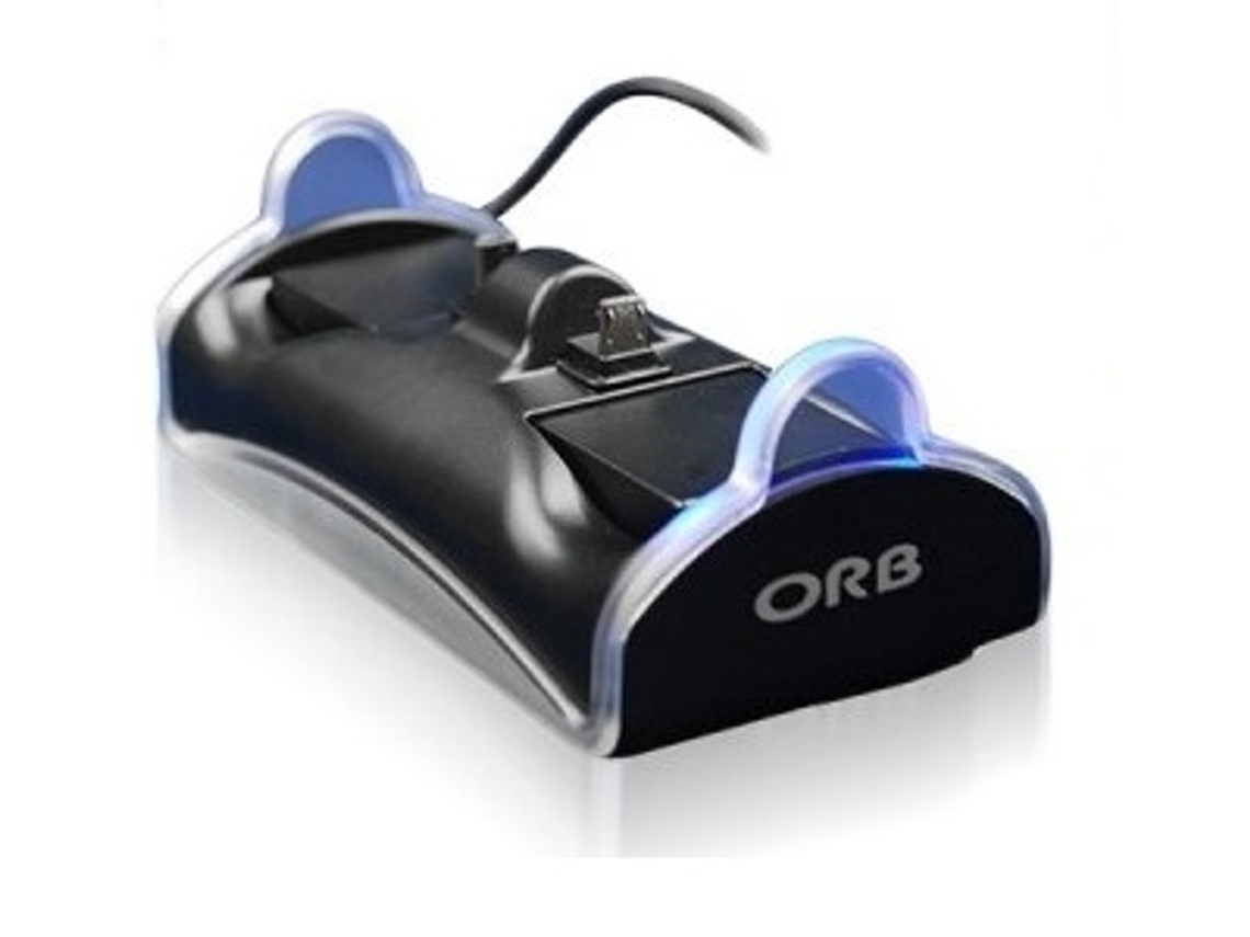 Carregador comando PS4 ORB Dual Dock