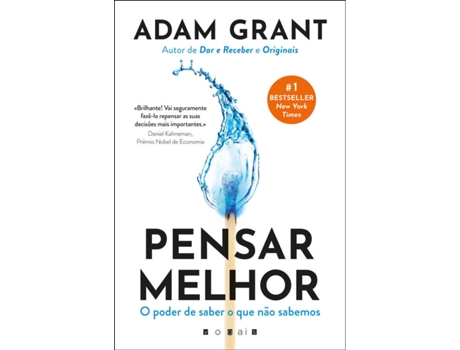 Livro Pensar Melhor de Adam Grant (Português)